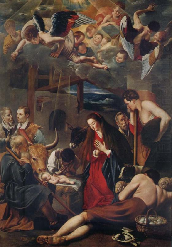 MAINO, Fray Juan Bautista The Adoration of the Shepherds china oil painting image